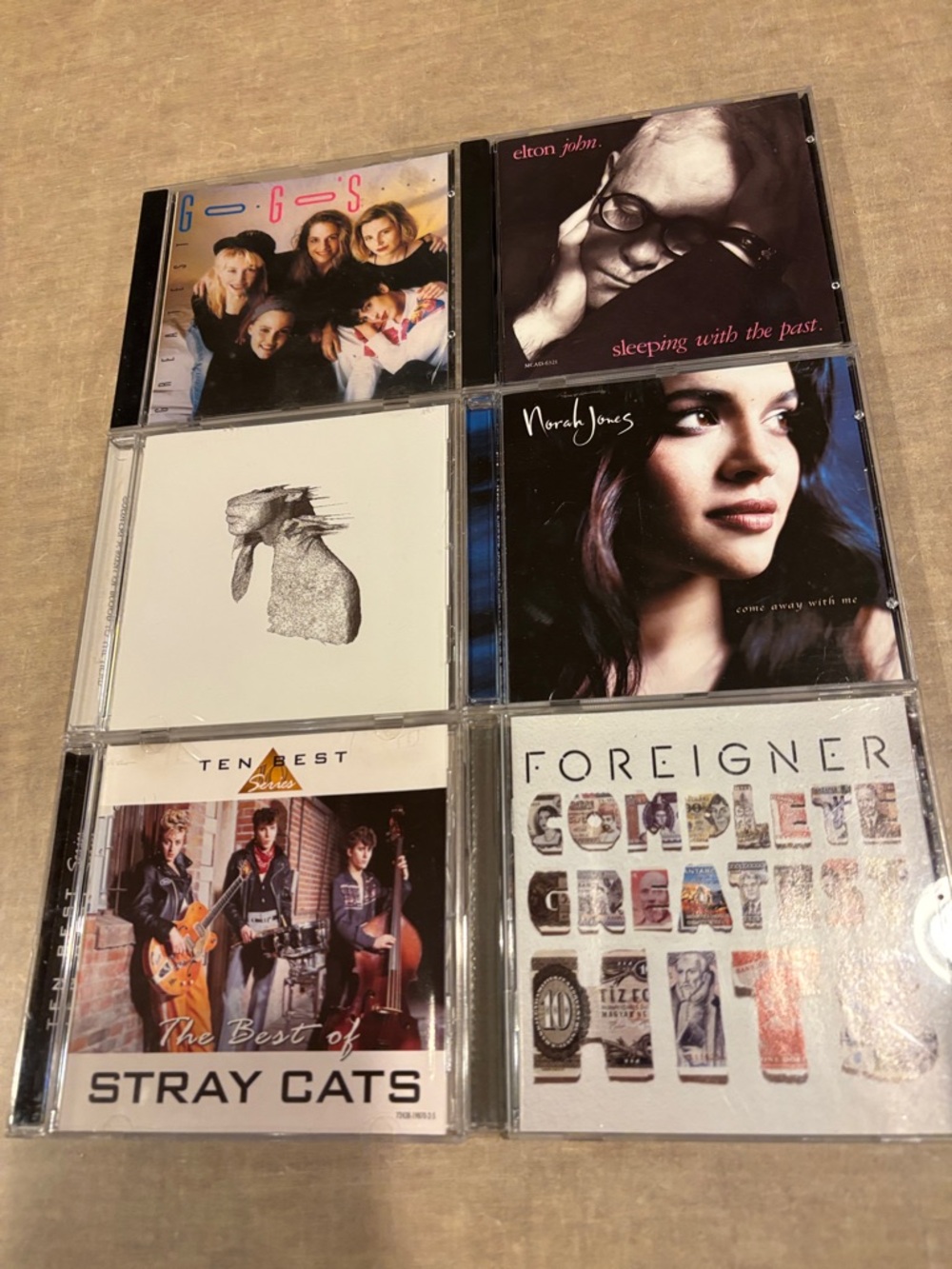 Mixed Artist CD Lot - Elton John, Norah Jones, Stray Cats, Foreigner Cold Play +